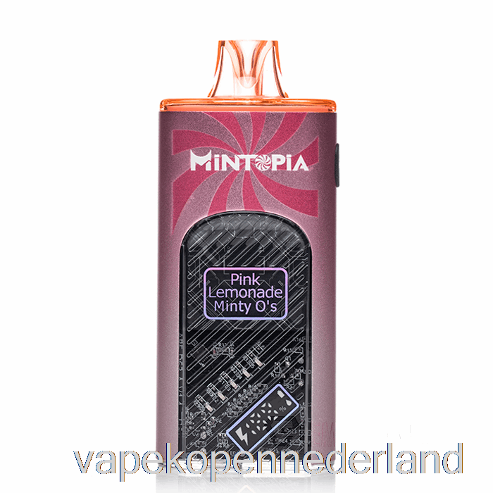 Elektronische Sigaret Vape Mintopia Turbo 9000 Wegwerp Roze Limonade Minty O's